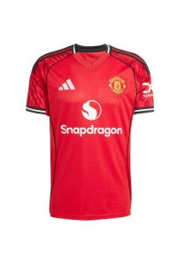 Manchester United Voetbaltruitje Thuis tenue 2025-26 Korte Mouw